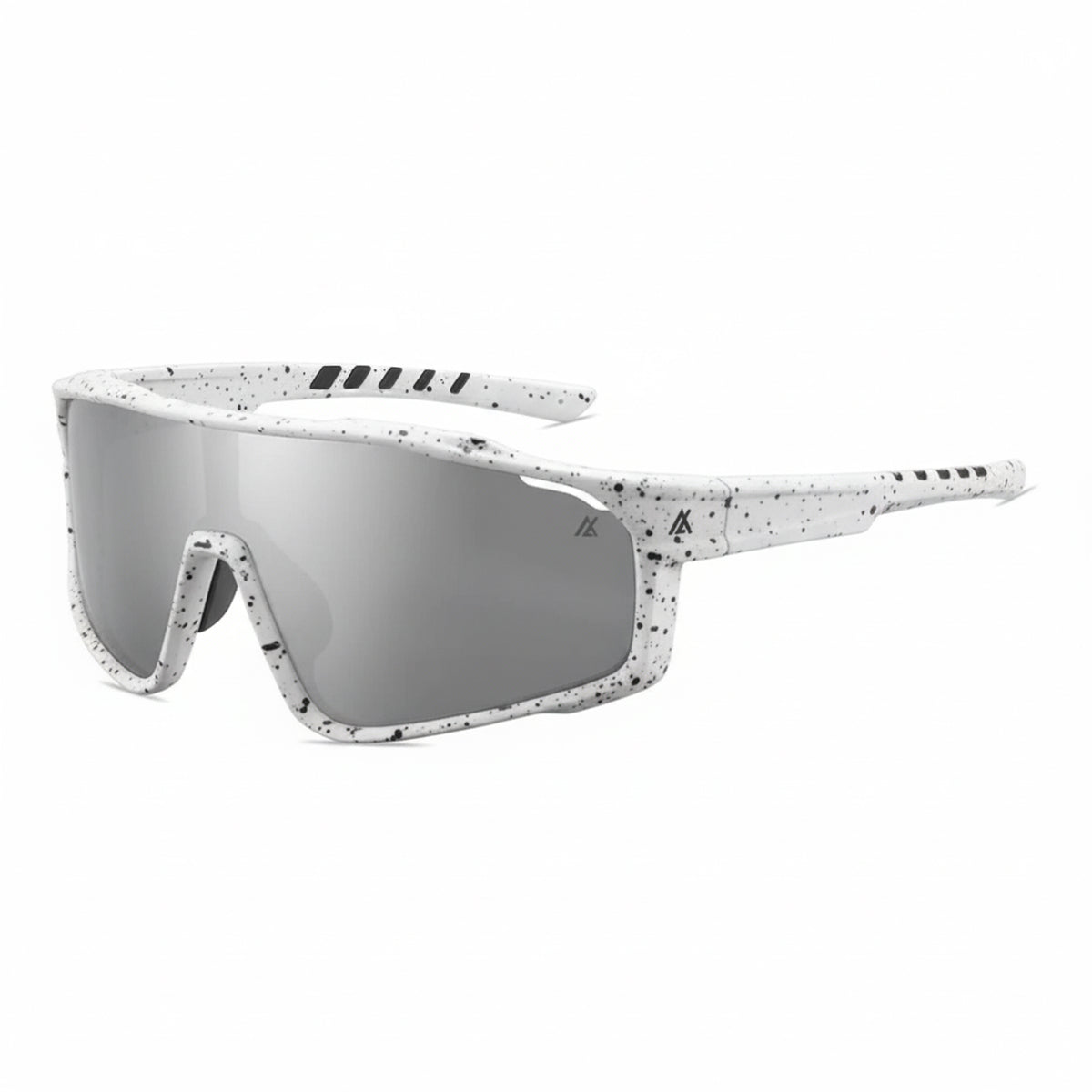 Sport Sunglasses | Polarized Shield Lens | Chrome | White  display picture 3