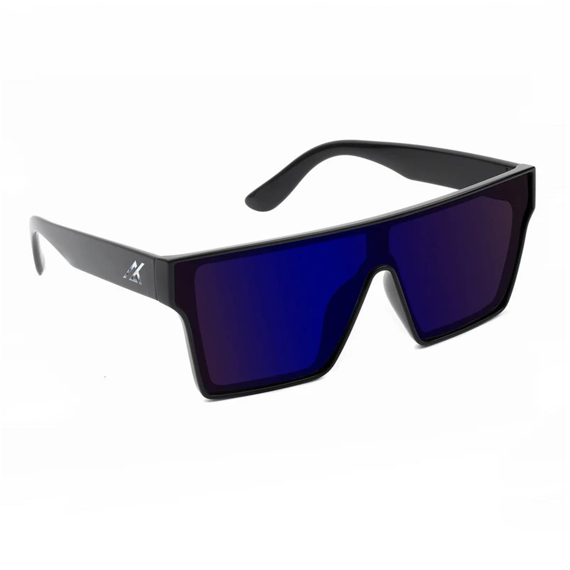 Sunglasses | Polarized Lens | UV 400 Protection | Dark Blue Lens | Black Frame | Shades